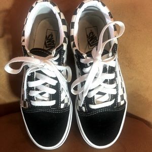 Boys Black Suede Vans